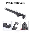 Universal Pu Leather Car Seat Gap Filler 2 Pack Console Crevice Blocker keeps phones keys wallets safe flexible 15 inch tool