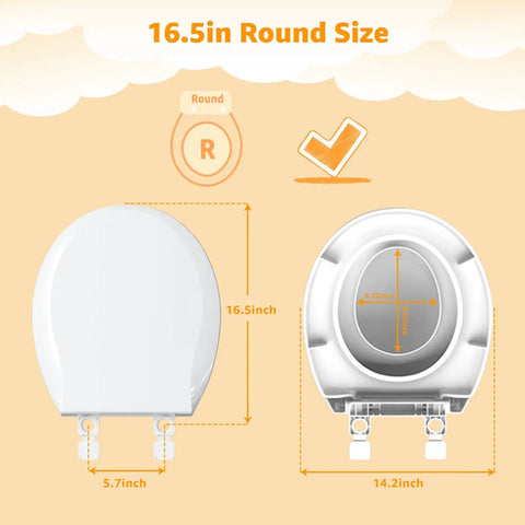 Smooth Action Two In One Toilet Seat With Detachable Toddler Potty Training Cushion Soft Close Quiet Latch No Sweat Setup Growing Kids Swear By This Easy Wipe Down White Ring Real MVP Home Essential