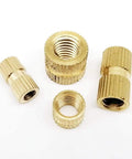 Kick Up Your Tool Game With 25pcs Solid Brass Metric Thread Insert Nuts M2 To M10 Durable Nutserts set showcasing various sizes.