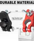 Color Coded Battery Terminal Kit For Cars And Trucks With Positive And Negative Clamps, Easy Install, Anti Corrosion Felt Washers