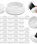 48 Pack 1-1/4 Inch Wrought Iron Chair Leg Caps Tough As Nails Heavy Duty Nylon Furniture Pads Floor Protectors on display