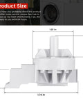 2026 Upgraded WPW10448876 Washer Water Level Pressure Switch 0EM For Front Load Washers Replacement Water Level Sensor 1.01x0.51 in