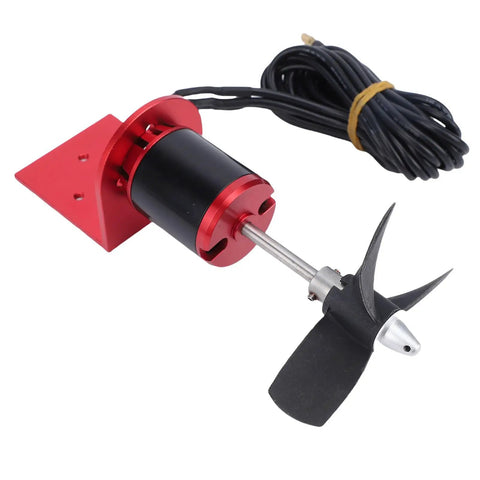 Underwater RC Boat Thruster With 3 Blade Propeller Brushless Motor Submarine Propulsion For Remote Control Boats 6 Kg Thrust