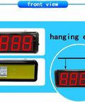 Hella Relentless Dual Laser Digital Counter Meter With Big LED Screen And 20 Meter Tracking Range That Tallies Up To 999999 Pieces front view display