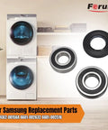 Upgraded Washer Tub Bearings And Seal Kit For Samsung Dc6200156a Heavy Duty Repair Parts shown with front load washer.