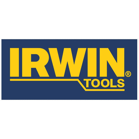 IRWIN Tools logo in blue and yellow letters on a rectangular background