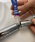 Applying medium strength thread locker GH1200 to metal fasteners