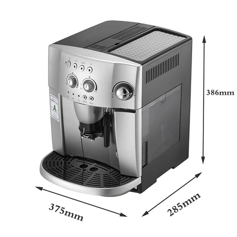 Fully Automatic Coffee And Espresso Machine With Built In Silent Grinder All In One Home Coffee Maker dimensions shown