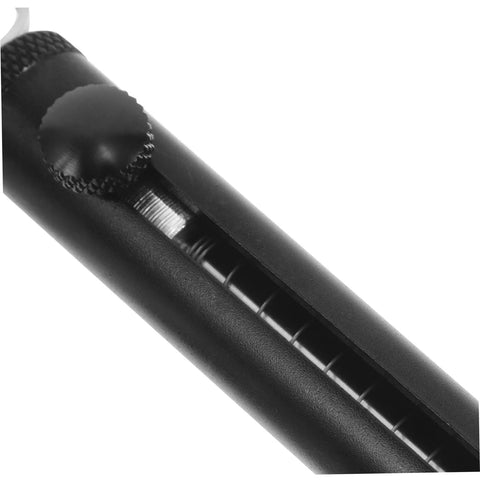 KICHOUSE stainless steel fishing detacher tool, black finish with knurled knob and sliding track close-up