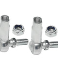 Set Of Four M8 X 1.25 Rod End Bearings With 8mm Bore Left And Right Hand Thread Ball Joint Tie Rod Ends For ATV Quad Go Kart Drift Trike Golf Cart 4 Wheeler Mini Bike Beefed Up Heavy Duty Steering Linkage, zinc coated