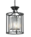 Pendant Light Fixtures For Ceiling And Kitchen Island, Hip Modern Black Chandeliers For Entryway, Bedroom, Living Room, And Dining Room, Tempered Glass With Polished Finish, Sleek Stylish Home Lighting.
