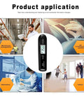 Grab And Go Pocket Sized Infrared Thermometer With Contactless Reading Handheld Temperature Pen for various applications