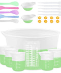 Ultimate Resin DIY Kit Silicone Measuring Cups Set With 600ml And 100ml Mixing Cups, droppers, stirring rods, finger cots, tools