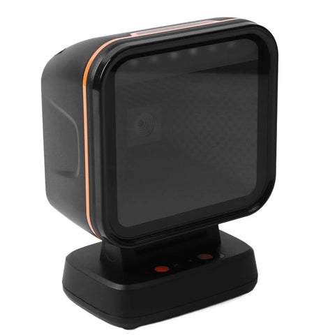 Desktop Platform Barcode Scanner With CMOS Auto Sensing And Continuous QR Reading 640x480 Resolution USB Type B Plug And Play