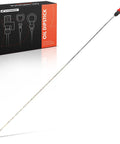 Automatic 4 Speed Transmission Dipstick For Chevy GMC And Cadillac Rigs Like Silverado 1500 Sierra 2500 HD Classic Tahoe Suburban 2500 Yukon XL Escalade And Avalanche Easy Install Direct Fit next to packaging