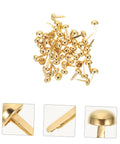 200Pcs Miniature Nails Tacks Pins Brads For Paper Crafts Scrapbooking Fasteners For Diy Projects Jewelry Box Nails Panel Assortment Set