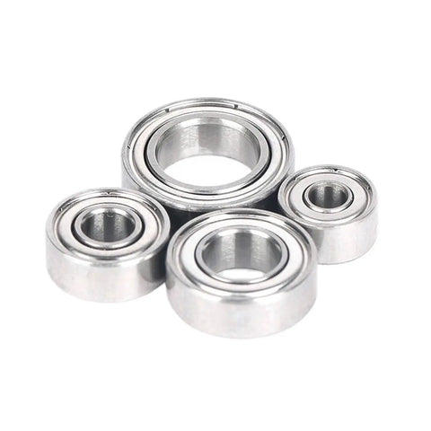 4 Piece High Speed Ball Bearing Kit For UP200 UG12 SUG12 With Durable Chromium Steel Bearings Double Sealed 2RS ZZ Shields For Dust And Moisture Protection And Smooth Operation MR137ZZ 7x13x4 Compatible Long Lasting Performance, four bearings on white