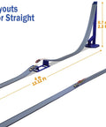 Flexible Dual Lane Race Track With Jump Ramp Toy For Kids, 13 Feet Of Action, Compatible With Diecast 1 64th Cars showing track layout options