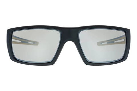 Tough As Nails Wraparound Safety Sunglasses Rigged For The Daily Grind featuring Category Two UV400 lenses in classic matte black.