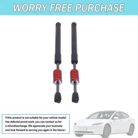Gas Powered Hydraulic Rear Trunk Struts Kit For Tesla Model 3 2015 2016 2017 2018 2019, 2 pieces hood lift shocks