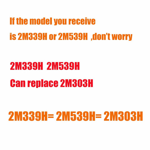Drop In Microwave Magnetron Replacement 2M303H for Toshiba ovens text illustration showing compatibility notes