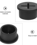 12 Pack Rubber Grommet Kit 20mm Opening for Wires and Cables, Desk cable hole plug, rubber and plastic, easy install