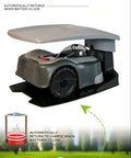 Vision Guided Lawn Robot Mower With 22 Centimeters Wide Cutting Track, Three Blades, Auto Return Charging Dock