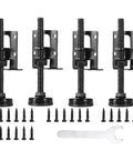 Adjustable Leveling Feet For Furniture Set Of 10 Heavy Duty Leg Levelers with screws and wrench