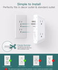 Simple installation guide for Badass Surge Protector Outlet Extender fitting into decor and standard outlets.