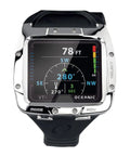 VTX Scuba Diving Computer Receiver Only With Ultra Bright Full Color OLED Display showing depth and compass readings