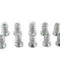 Top Tier Flat Head Replacement Screws For Panel Fixing And Furniture Assembly Hella Durable One Half Inch Nickel Plated Iron Fasteners set of 10