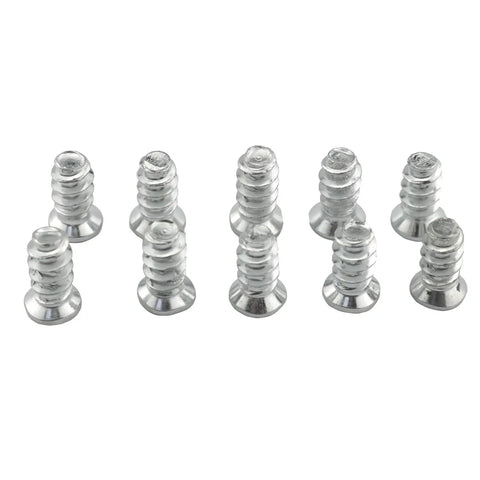 Top Tier Flat Head Replacement Screws For Panel Fixing And Furniture Assembly Hella Durable One Half Inch Nickel Plated Iron Fasteners set of 10