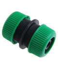Green Garden Hose Connector Mender And Extend Repair Adapter Kit For Quick Leak Fix Joins One Half Inch Hose Sections