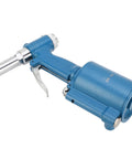 Heavy Duty Automated Pneumatic Rivet Kit With Air Hydraulic System For Fast One Step Riveting On Industrial Assembly Jobs And Auto Repair Shops That Actually Deliver Reliable Tight Locks Every Single Time, blue metal tool