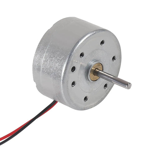 Close-up of 10 Pack Dope Mini DC Motors 3V To 12V For DIY Toys And Electronics Projects showing exterior and shaft