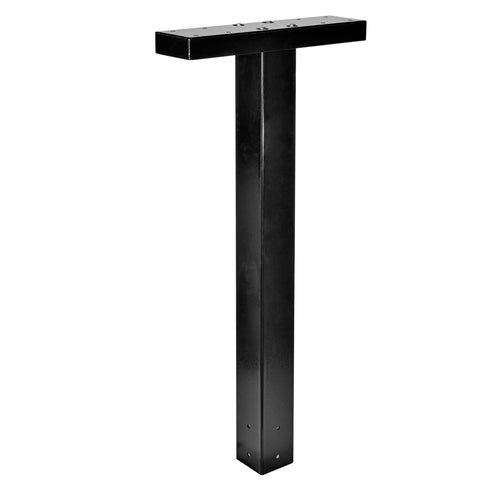Two Mailbox Spreader Bar For Dual Mailbox Setup On One Post, Heavy Duty 12 Gauge Steel With Black Powder Coat, Easy Install