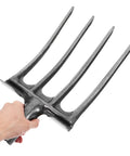 Heavy Duty Steel Four Prong Pitch Fork For Digging And Loosening Soil Manure Rake With Easy Attach To Handle Not Included Durable Replacement