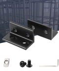 10 Pcs 4 Hole Inside Corner Bracket Kit For 2040 Aluminum Extrusion With 6mm Slot 90 Degree L Bracket, T Nuts, Screws, Wrench