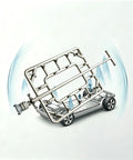 Heavy Duty Metal Fire Extinguisher For Electric Vehicles, stainless steel design with quick-connect features.