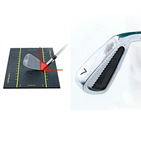 Golf Club Lie Angle Board Swing Angles Practice Tool Easy Read Gauge for all levels, PP material board showing measurement