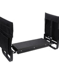 Garden Kneeler Seat With Adjustable Height Foldable Stool Dual Function Bench For Kneeling Or Sitting, shown on white background.