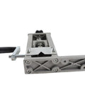 Heavy Duty Manual Wire Stripper For Scrap Recycling Adjustable Stripping Machine with hardened steel blade and crank handle.