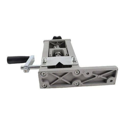 Heavy Duty Manual Wire Stripper For Scrap Recycling Adjustable Stripping Machine with hardened steel blade and crank handle.