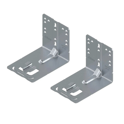 21 Inch Undermount Drawer Slides With Soft Close Action, Full Extension Cabinet Runners For Wood Drawers, steel hardware brackets close-up.