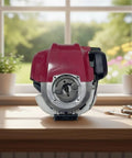 Ready To Mount Gas Powered Replacement Engine For Lawn Mowers And Small Machinery With Hassle Free Swap And Durable Black Housing, front view on table.