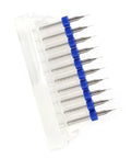 Precision Tungsten Carbide Drill Bits Kit Gear, 10 Piece Set For Detailed Work and Model Making, shown in plastic case.