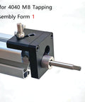 Aluminum Extrusion Drill Guide and Tap Jig 2 in 1 Access Hole for 20 30 40 Series European Standard Aluminum Profiles with M8 Tap Bit