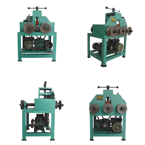Dinenovate Electric Hydraulic Tube Bender With 17 Dies For Cold Bending Round And Square Pipes, heavy duty design with 110V motor.