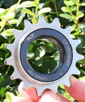 Single Speed Freewheel 15T For BMX And Fixed Gear Bikes Chrome Moly Steel With Nickel Plated Teeth Black Lock Ring
