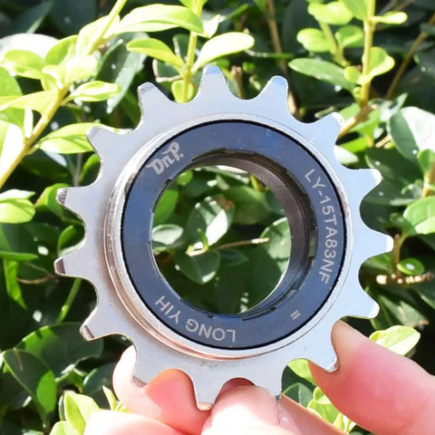 Single Speed Freewheel 15T For BMX And Fixed Gear Bikes Chrome Moly Steel With Nickel Plated Teeth Black Lock Ring